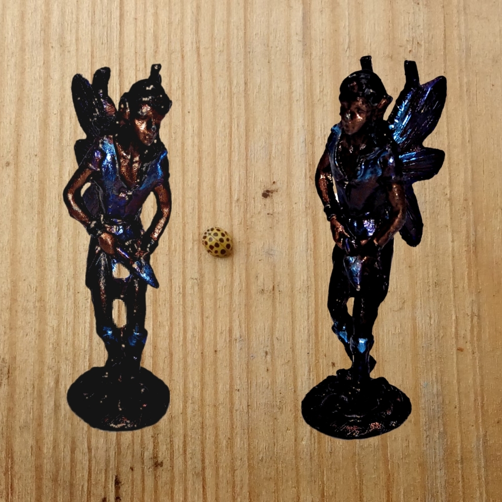 🌲10/$20. Dark (NOT PEWTER) Angel Figurines - Set 2